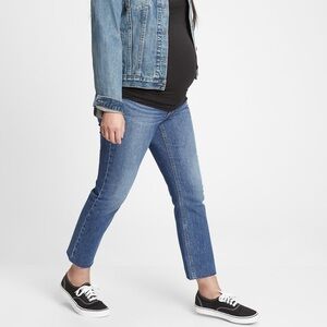 🤰🏼Maternity True Waistband Cheeky Straight Jeans size 30 or 10 Long 🤰